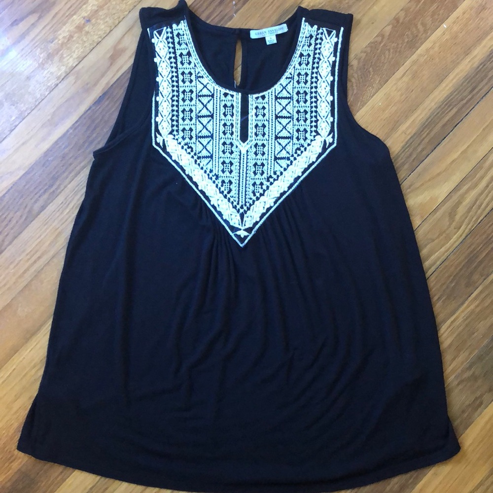 Green Envelope tank top.